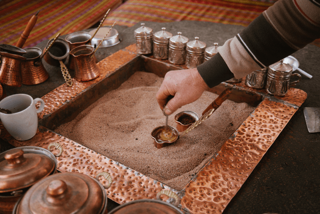 Turkish Coffee on Sand Workshop