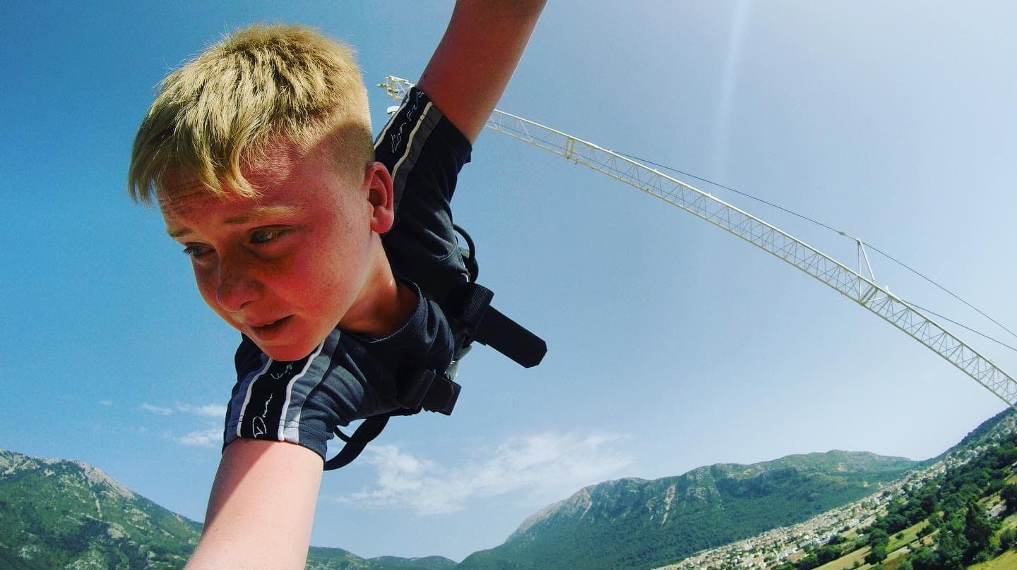 Bungee-джампинг на пляже Чалыш – 55 м свободного падения